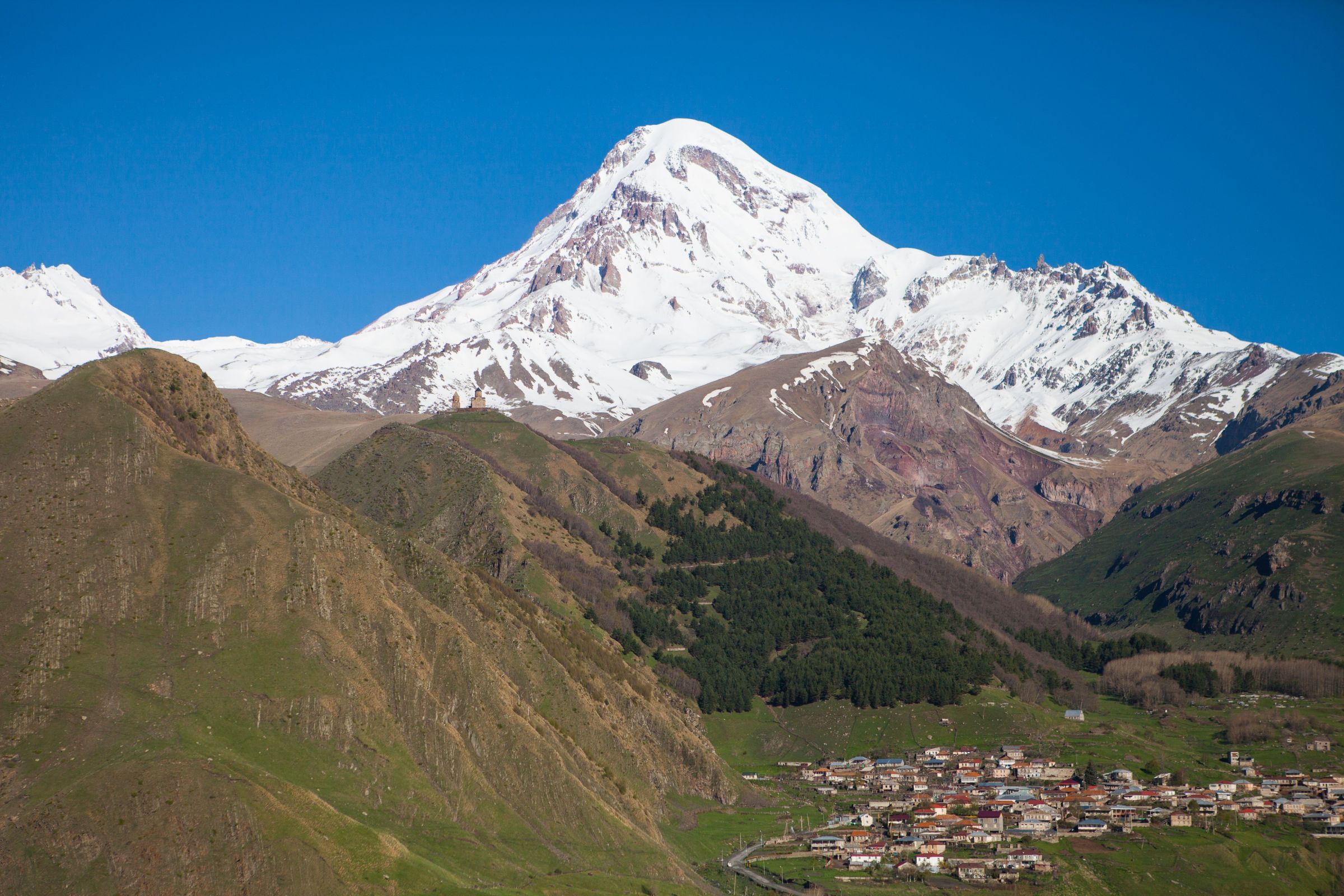 Summiting Kazbek Georgia